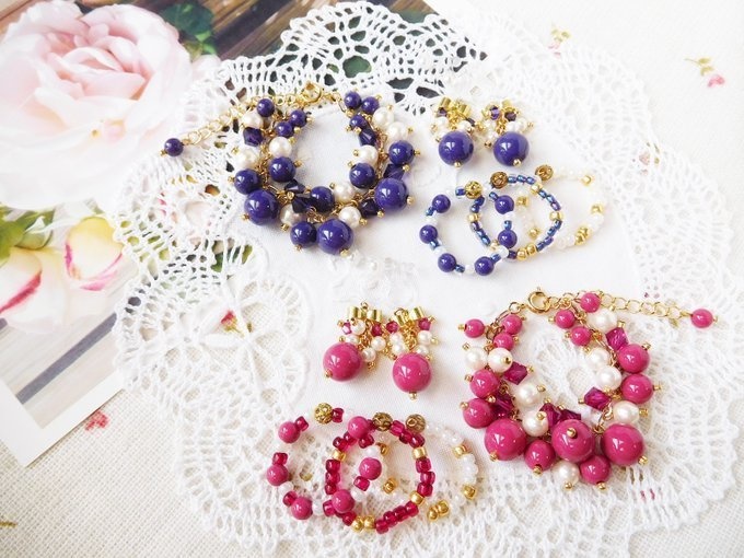 ラッカービーズとクリスタライズしゃらんらドール用アクセサリーセット