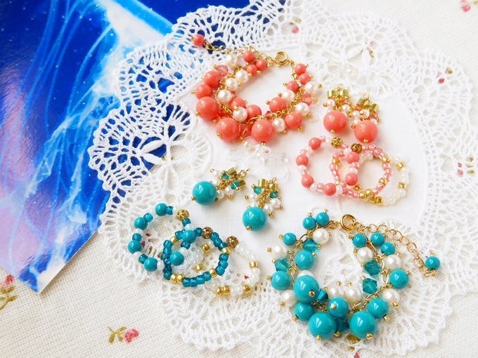 ラッカービーズとクリスタライズしゃらんらドール用アクセサリーセット