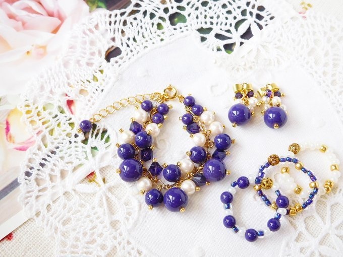 ラッカービーズとクリスタライズしゃらんらドール用アクセサリーセット