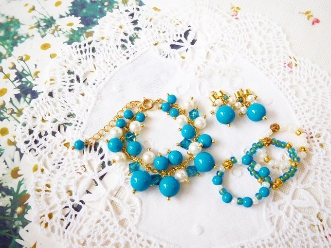 ラッカービーズとクリスタライズしゃらんらドール用アクセサリーセット