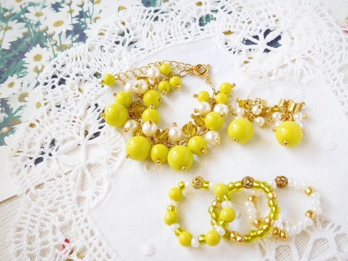 ラッカービーズとクリスタライズしゃらんらドール用アクセサリーセット