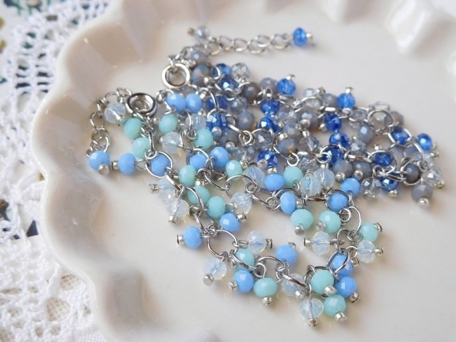 ボタンカットガラスしゃらんらドール用チョーカーR