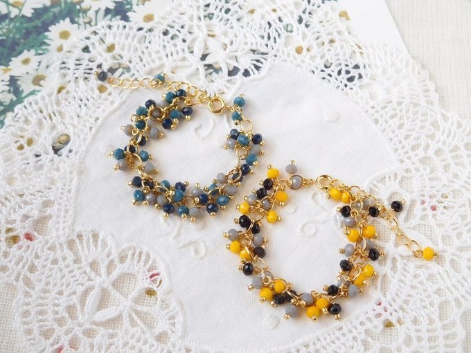 ボタンカットガラスしゃらんらドール用チョーカーG