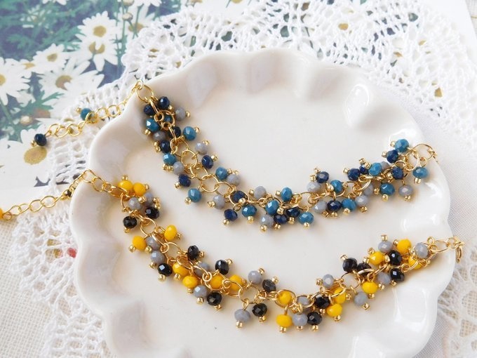 ボタンカットガラスしゃらんらドール用チョーカーG