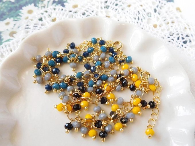 ボタンカットガラスしゃらんらドール用チョーカーG