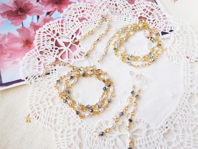 クリスタライズとナツメパールのドール用アクセサリーセット