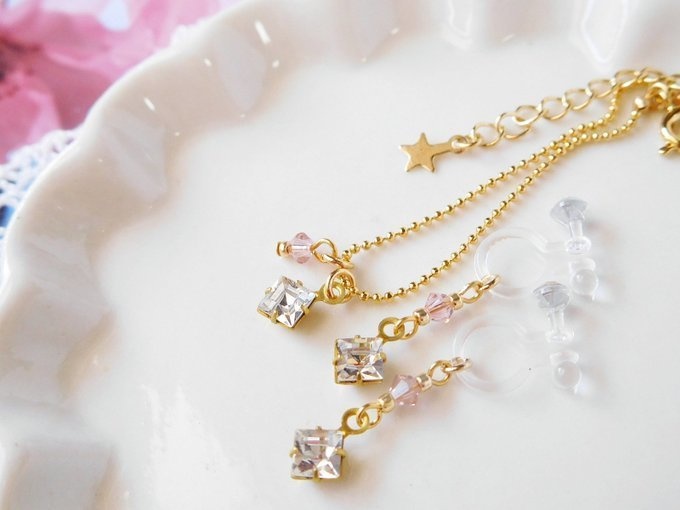 菱ジュエルとクリスタライズのドール用アクセサリーセット