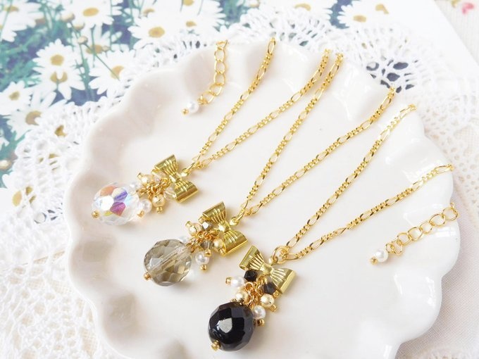 リボンとFPしゃらんらドール用ネックレス