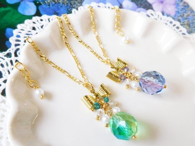 リボンとFPしゃらんらドール用ネックレス