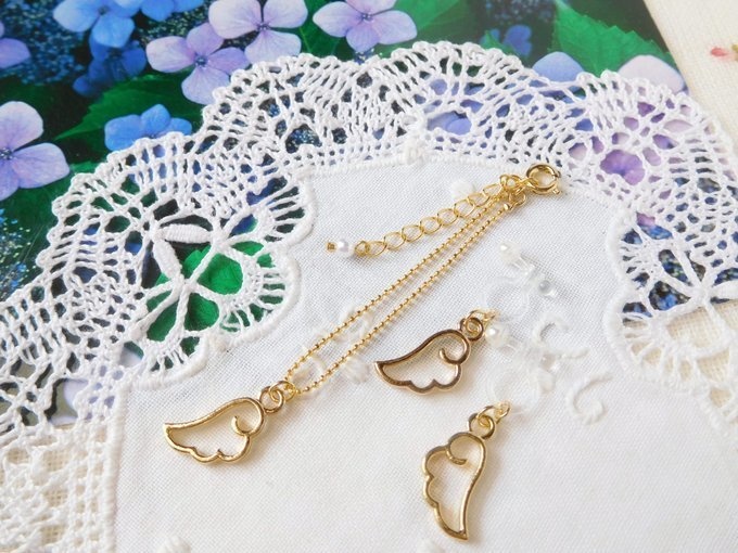 スカシ羽チャームのアクセサリーセット