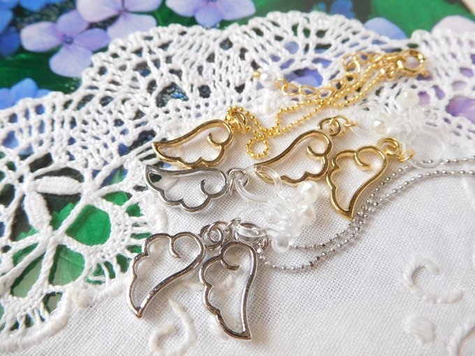 スカシ羽チャームのアクセサリーセット