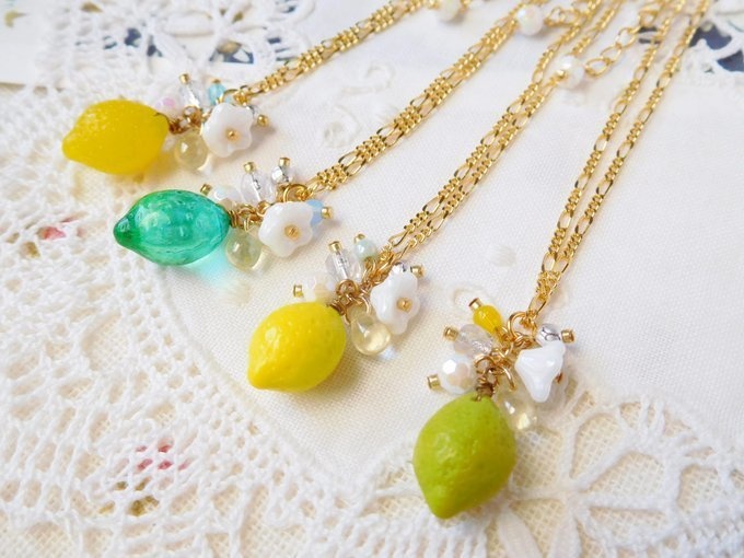 CZシトラスしゃらんらドール用ネックレス