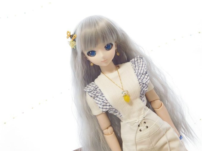 CZシトラスしゃらんらドール用ネックレス