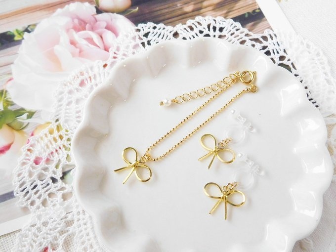 結びリボンのドール用アクセサリーセット