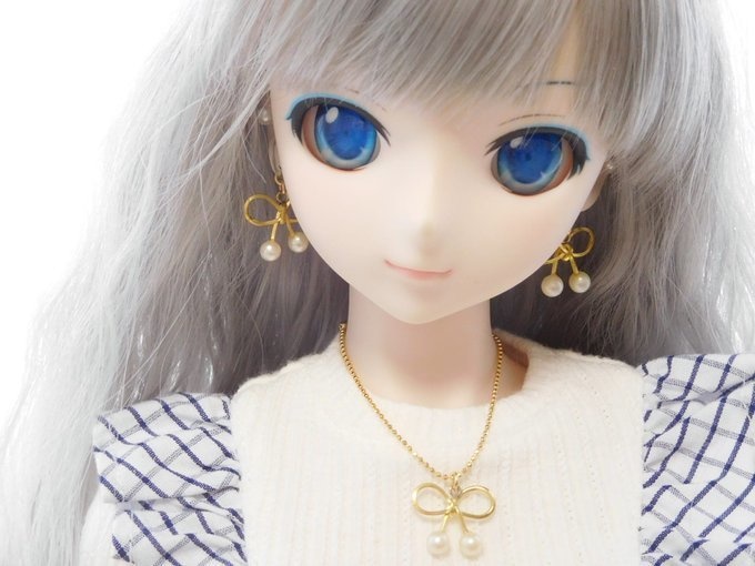 結びリボンのドール用アクセサリーセット