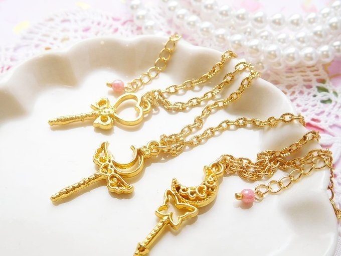 ゆめかわステッキのドール用ネックレス