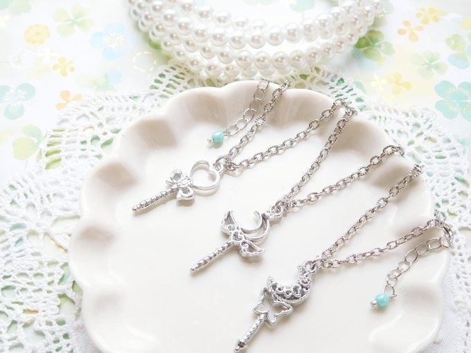 ゆめかわステッキのドール用ネックレス