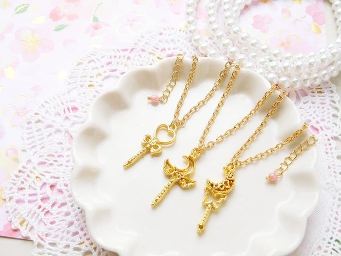 ゆめかわステッキのドール用ネックレス