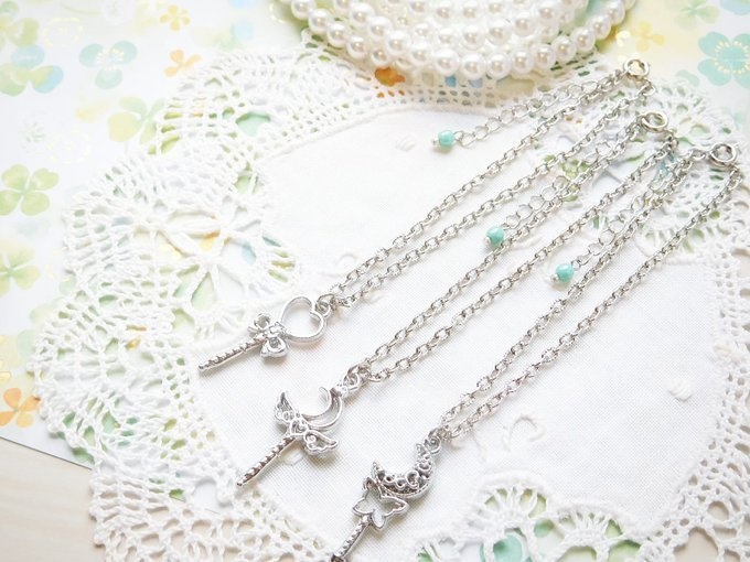 ゆめかわステッキのドール用ネックレス