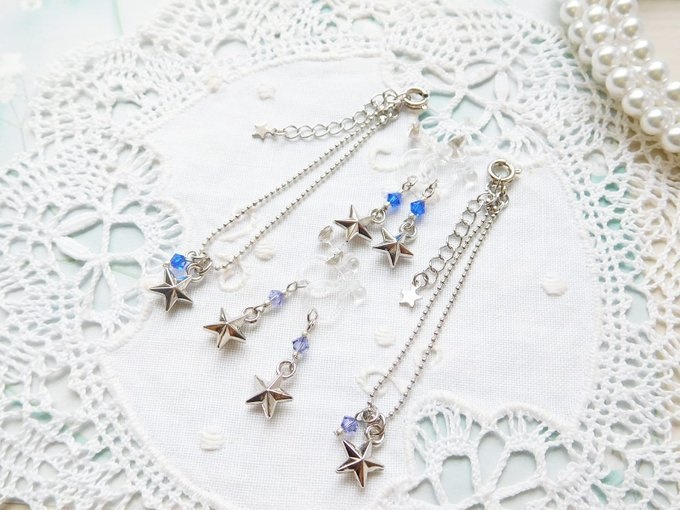 銀星とクリスタライズのドール用アクセサリーセット