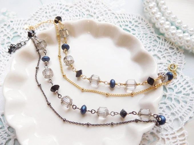 シルバーラスターCZダブルフェイスのドール用アクセサリーセット