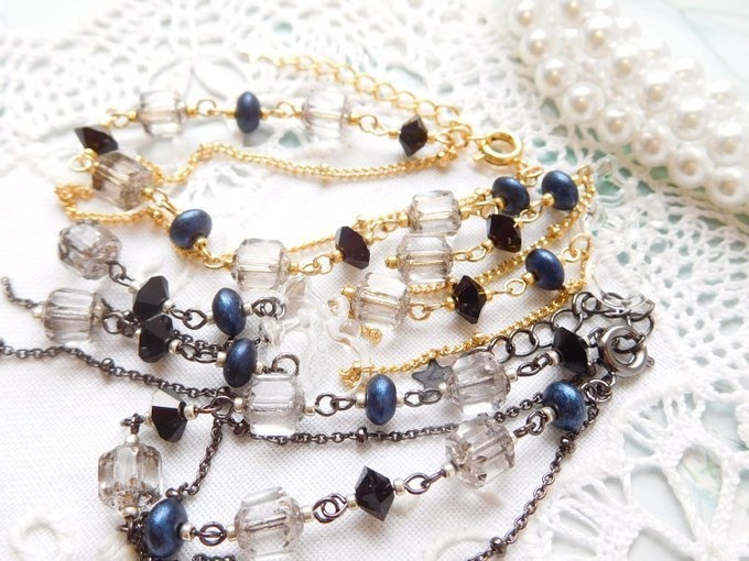 シルバーラスターCZダブルフェイスのドール用アクセサリーセット