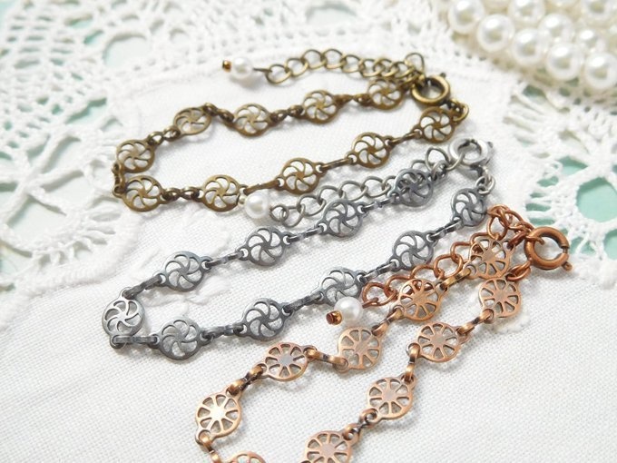 レトロチェーンのドール用チョーカー①