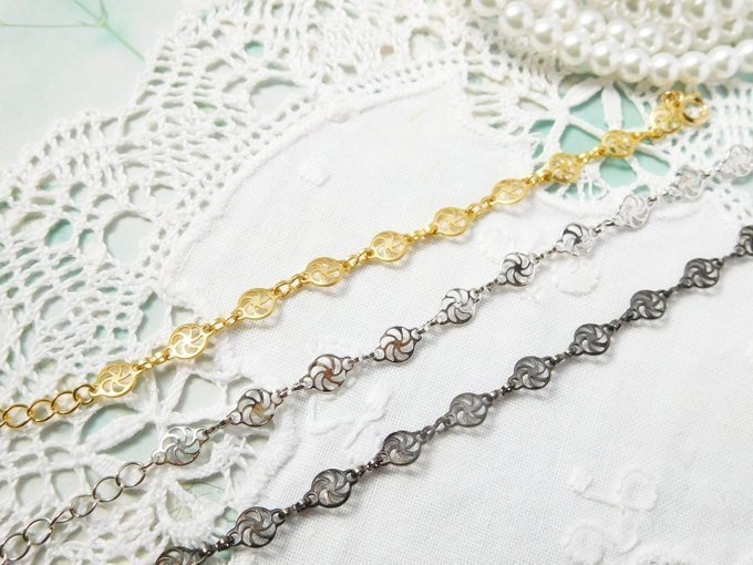 レトロチェーンのドール用チョーカー①