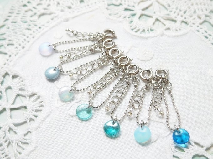 CZレンズビーズドール用ネックレスR(1/12)