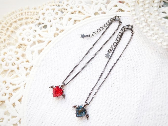 使い魔ハートジュエルのドール用ネックレス