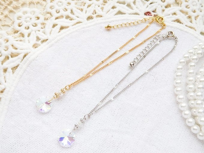 オーロラプレシオサオクタゴンのドール用セミロングネックレス