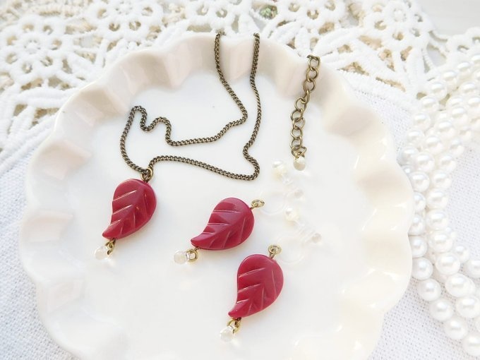 紅葉イタリアアクリルのドール用アクセサリーセット