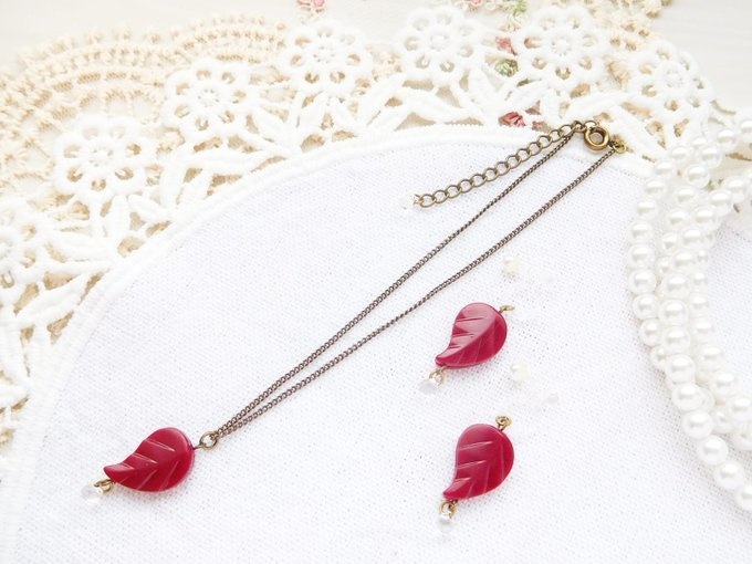 紅葉イタリアアクリルのドール用アクセサリーセット