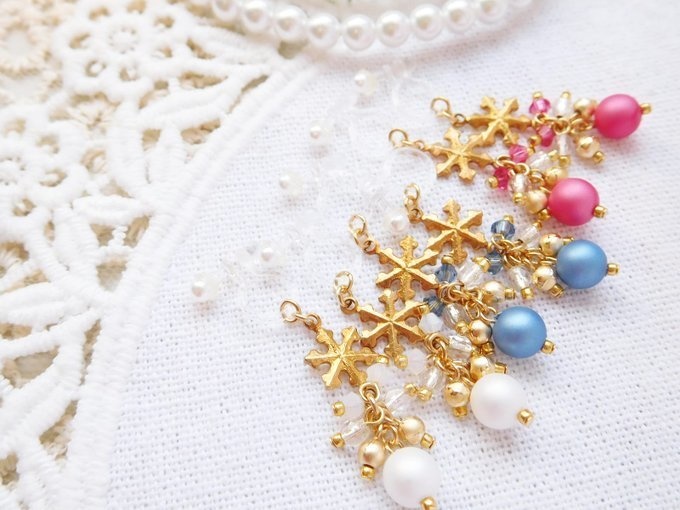 ノエルしゃらんらドール用ノンホールピアス