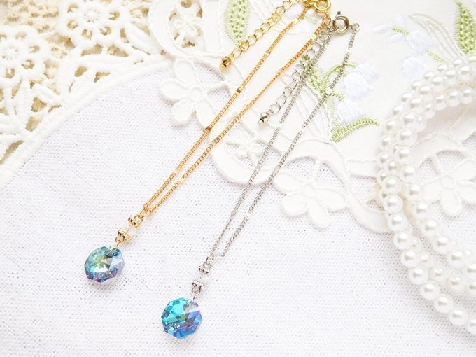 ヴィトレルライトプレシオサオクタゴンのドール用セミロングネックレス