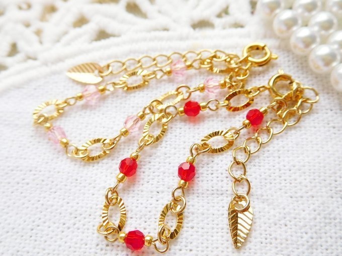 キラキラチェーンとSW5000のドール用チョーカー