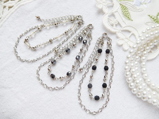 FPとチェーンのドール用2連ネックレスR