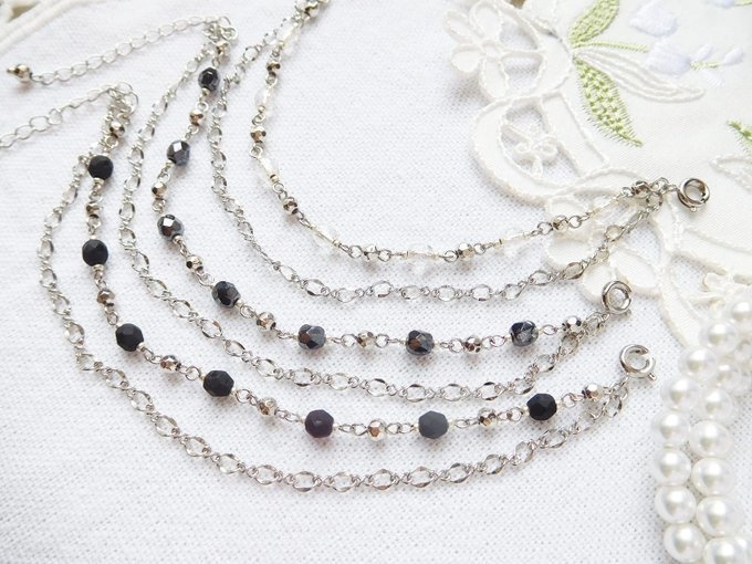 FPとチェーンのドール用2連ネックレスR