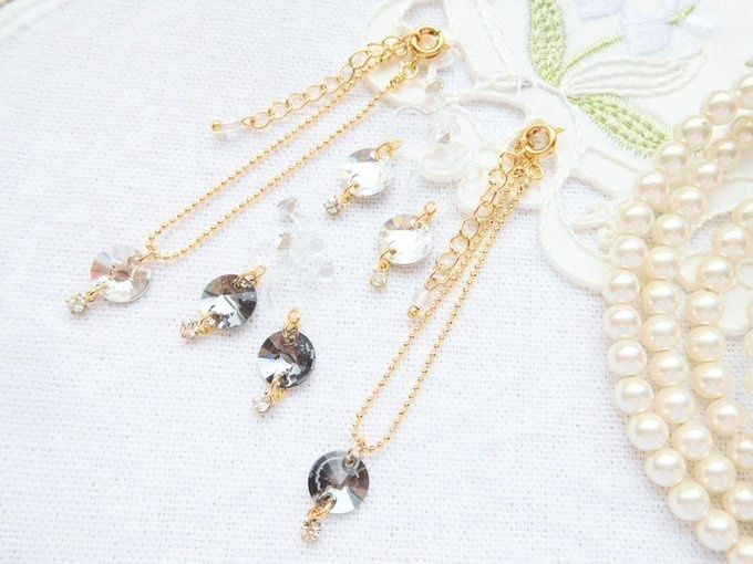 リボリカットガラスのドール用アクセサリーセット