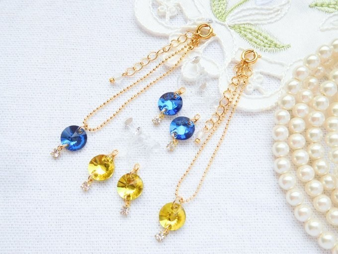 リボリカットガラスのドール用アクセサリーセット