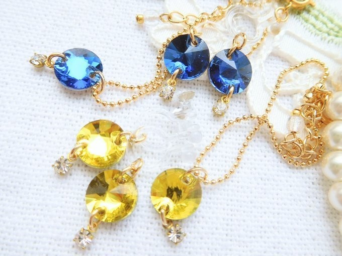 リボリカットガラスのドール用アクセサリーセット