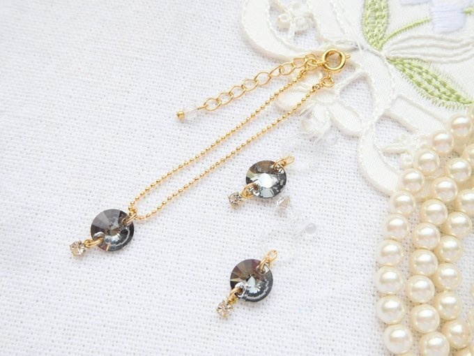 リボリカットガラスのドール用アクセサリーセット