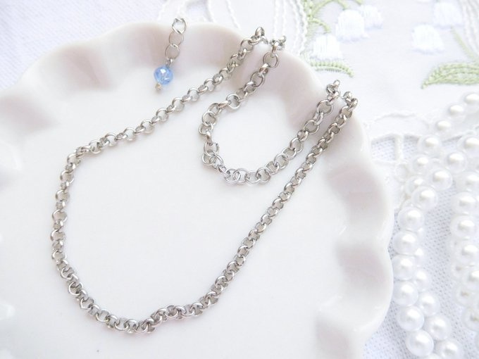 シルバーチェーンのネックレスセットver.2