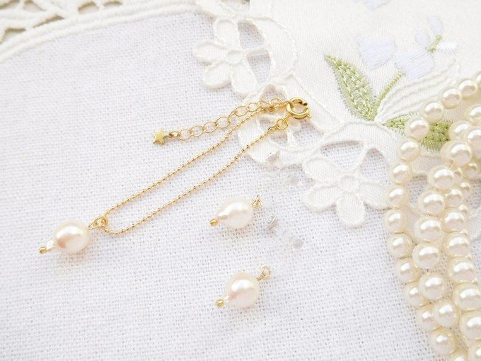 アコヤ真珠ひと粒のドール用アクセサリーセット