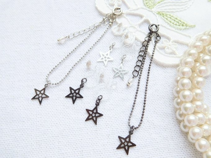 スカシスターのドール用アクセサリーセット(R/B)