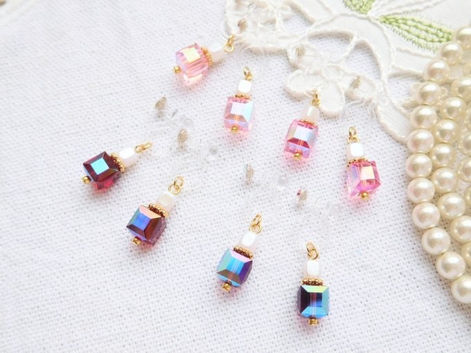 オーロラ香水瓶のドール用ノンホールピアスG