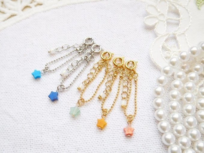 天然石スターのドール用ネックレスS(1/12)