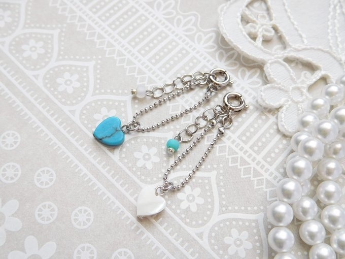 天然石ハートのドール用ネックレス(1/12)