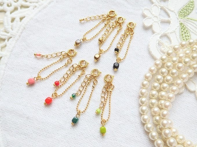 CZミニキューブのドール用ネックレスG(1/12)