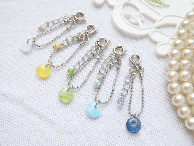 ベネチアンレンズビーズのドール用ネックレス(1/12)